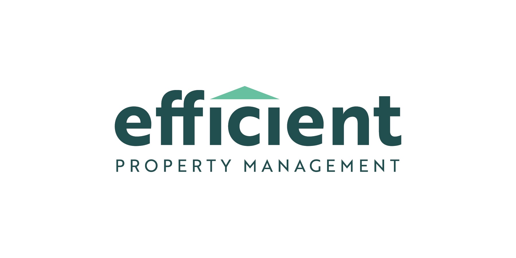 The image is a logo for Efficient Property Management.